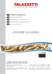 Palazzetti Ecofire Allegro Verwendung Und Betrieb
