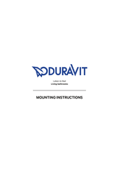 Duravit DuraSquare 700430 Montageanleitung