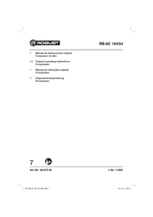 Robust RB-AC 190/24 Originalbetriebsanleitung
