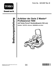 Toro 400000000 Bedienungsanleitung