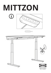 IKEA MITTZON AA-2423070-3 Bedienungsanleitung