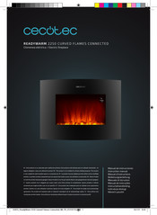cecotec READYWARM 2250 CURVED FLAMES CONNECTED Bedienungsanleitung