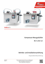 Bühler technologies RC 1.1 Betriebs Und Installationsanleitung