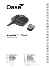 Oase AquaMax Eco Classic 12000 C Gebrauchsanleitung
