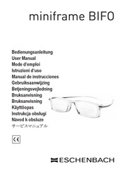 Eschenbach miniframe BIFO Bedienungsanleitung