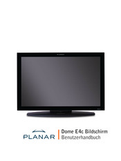 Planar Dome E4c Benutzerhandbuch