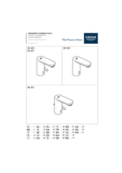 Grohe 36 331 Montageanleitung