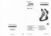 Metabo RBE 12-180 Originalbetriebsanleitung