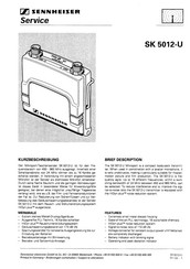 Sennheiser SK 5012-U Service