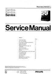 Philips N4420 Service Manual