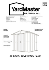 yardmaster 67 ANZ Montageanweisungen
