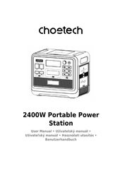 Choetech 2400W Portable Power Station Benutzerhandbuch