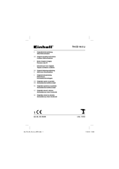 EINHELL TH-CD 18-2 Li Originalbetriebsanleitung