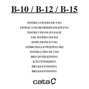 Cata B-12 Einbau- Und Betriebsanleitung
