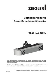 Ziegler FTL 294-AE-1000L Betriebsanleitung