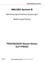 Mitsubishi Electric MELSEC System QJ71PB92D Bedienungsanleitung