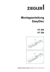 Ziegler EasyDisc HT 304 Montageanleitung