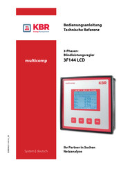 KBR multicomp 3F144 LCD Bedienungsanleitung