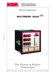 KBR MULTIMESS-Basic Bedienungsanleitung, Technische Parameter