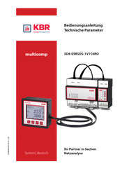 KBR multicomp 5D6-ESBSDS-1V1C6RO Bedienungsanleitung, Technische Parameter