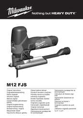 Milwaukee M12 FJS Originalbetriebsanleitung