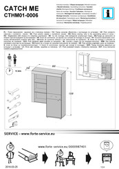 Forte CATCH ME CTHM01-0006 Montageanleitung