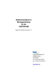 TeeJet Technologies CENTERLINE Bedienerhandbuch