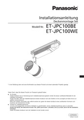 Panasonic ET-JPC100WE Installationsanleitung