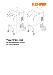 Kemper VacuFil 125 Bedienungsanleitung