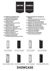 METRO PROFESSIONAL GSC5350B-BS Originalbetriebsanleitung