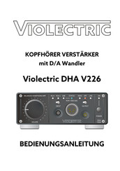 Violectric DHA V226 Bedienungsanleitung