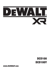 DeWalt DCD100Y Originalanweisung