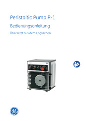 GE Peristaltic Pump P-1 Bedienungsanleitung