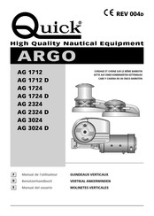 Quick ARGO AG 1712 D Benutzerhandbuch