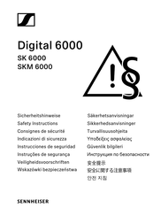 Sennheiser SK 6000 Sicherheitshinweise