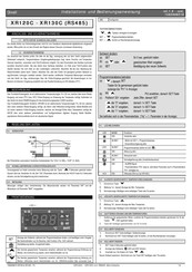 Dixell XR120C Installations- Und Bedienungsanweisung