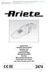 Ariete 2474 Wet & Dry Bedienungsanleitung