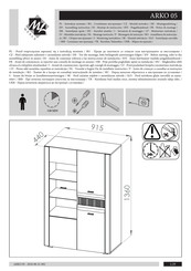 Ml Meble ARKO 05 Montageanleitung