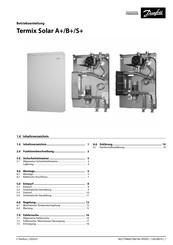 Danfoss Termix Solar S+ Betriebsanleitung