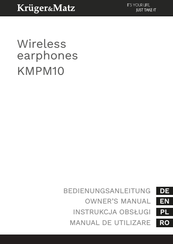 Kruger & Matz KMPM10 Bedienungsanleitung
