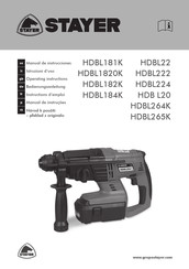 stayer HDBL265K Bedienungsanleitung