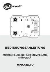 Sonel MZC-340-PV Bedienungsanleitung
