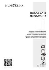 mundoclima MUPO-12-H12 Benutzer- Oder Installationshandbuch