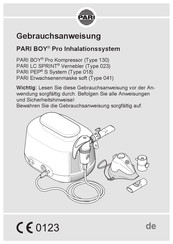 Pari BOY Pro Inhalationssystem Gebrauchsanweisung