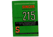 Singer Klasse 215 Gebrauchsanweisung