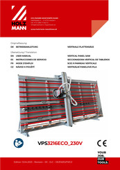 HOLZMANN-MASCHINEN VPS3216ECO 230V Betriebsanleitung