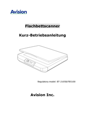 Avision FB5100 Kurz- Betriebsanleitung