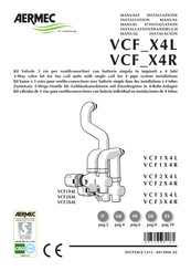 AERMEC VCF X4L VCF X4R Installationshandbuch