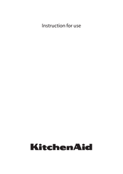 KitchenAid KIO 3T133 PE Bedienungsanleitung