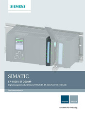 Siemens 6ES7522-1BL10-0AA0 Gerätehandbuch
